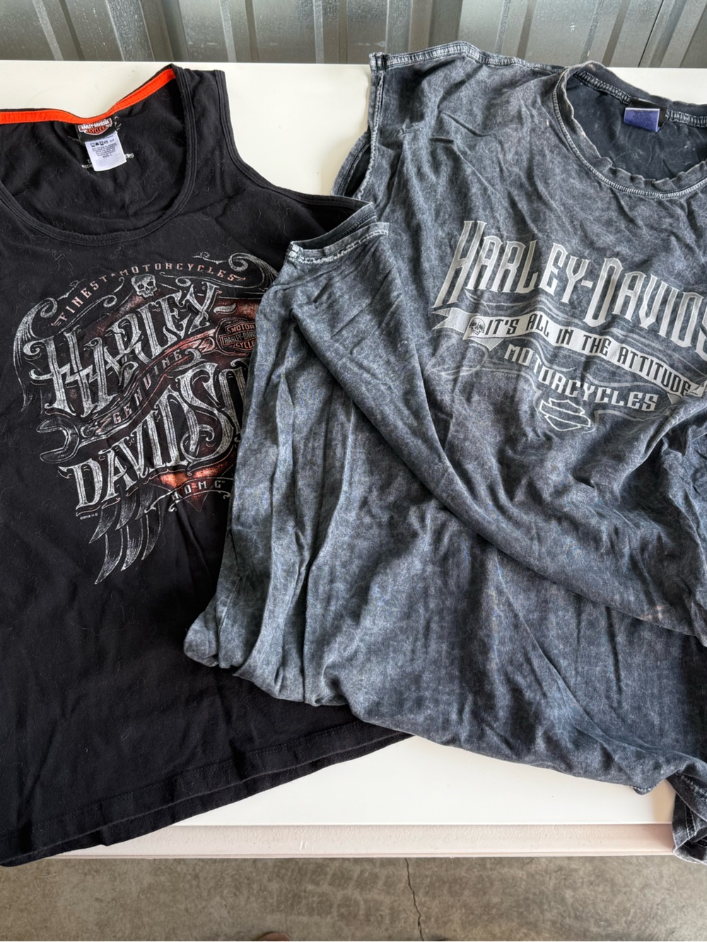 2 harley tops